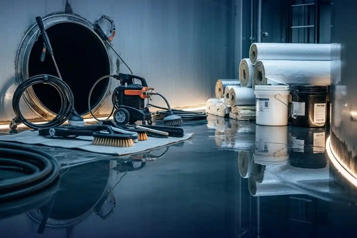 تنظيف الخزانات